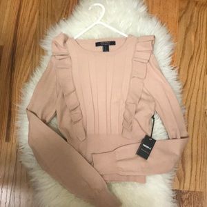 New Forever 21 Ruffle Sweater